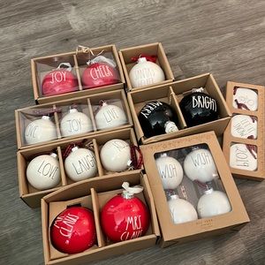 Rae dunn ornaments
